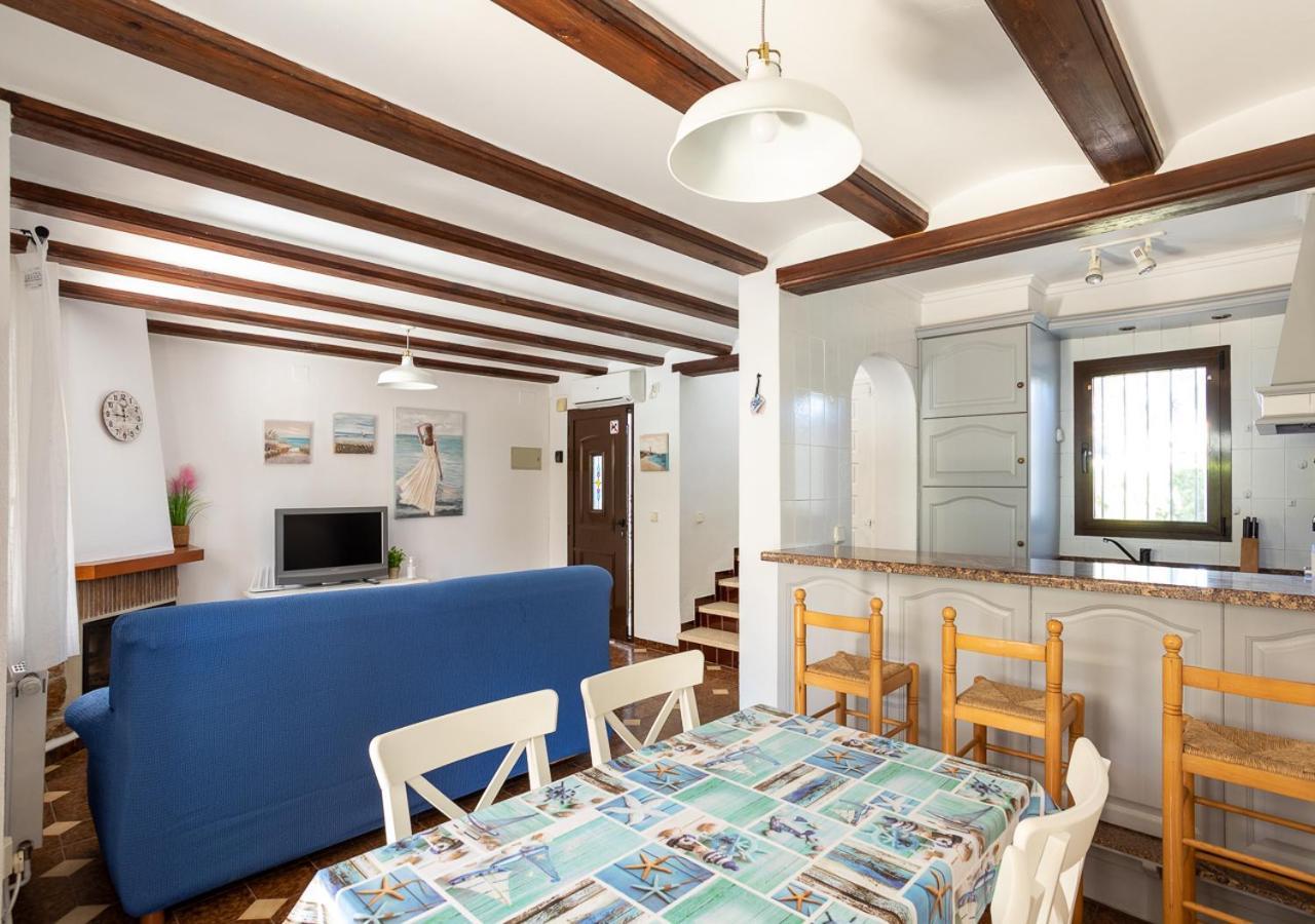 Вилла La Casa De La Playa. Piscina, Wifi Y Terraza. Дения Экстерьер фото